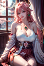 原神八重神子高清壁纸[1]