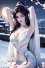 完美世界月婵雪地高清壁纸(1)
